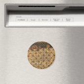 Aimant Coffee Bean Earthy Boho Rustique (In Situ (Lave-vaisselle))