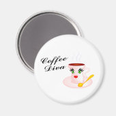 Aimant Coffee Diva (Recto/Verso)