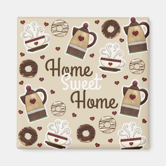 Aimant Coffee Pot and Cup (Devant)