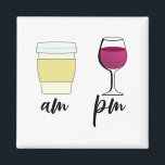 Aimant Coffret De Vin Amusant Am Pm<br><div class="desc">Cette conception peut être personnalisée en choisissant l'option customiser pour ajouter du texte ou apporter d'autres modifications. Si ce produit a la possibilité de transférer la conception à un autre article, veuillez vous assurer d'ajuster la conception en fonction des besoins. Communiquez avec moi à colorflowcreations@gmail.com si vous désirez obtenir ce...</div>