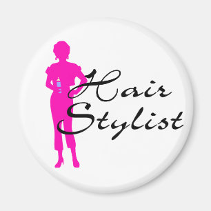 Aimant Coiffeur (rose)
