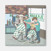 Aimant Coiffure d'Alpaca (Devant)