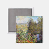 Aimant Coin du jardin à Montgeron - Claude Monet - (Recto/Verso)