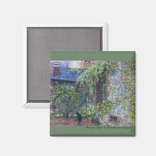 Aimant "Coin privé" (Recto/Verso)