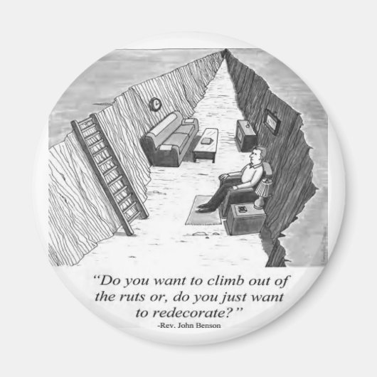 Aimant Coincé dans une coupure (Devant)