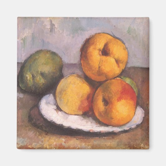 Aimant coing, pommes, poires de Paul Cezanne (Devant)