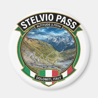 Aimant Col du Stelvio - Iconique Col italien