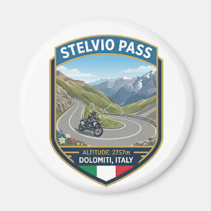 Aimant Col du Stelvio - Route de Haute Altitude