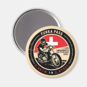 Aimant Col Furka | Suisse | Motorcycle (Recto/Verso)