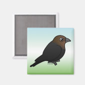 Aimant Colibri à tête Brown (Recto/Verso)