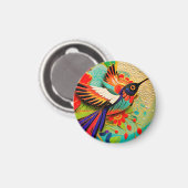 Aimant Colibri affairé (Recto/Verso)
