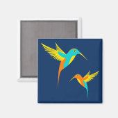 Aimant Colibri Animé (Recto/Verso)