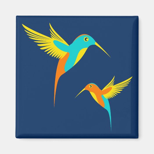 Aimant Colibri Animé (Devant)