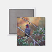 Aimant Colibri au coucher du soleil (Recto/Verso)