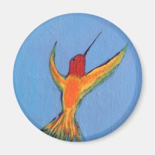 Aimant Colibri bleu