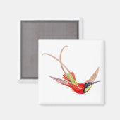 Aimant Colibri en vol (Recto/Verso)