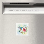 Aimant Colibri minuscule à l'aquarelle (In Situ (Lave-vaisselle))