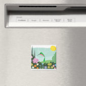 Aimant Colibri Parmi Les Fleurs (In Situ (Lave-vaisselle))
