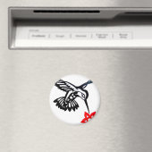 Aimant Colibris et fleurs (In Situ (Lave-vaisselle))