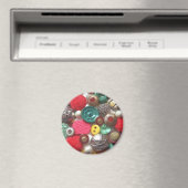 Aimant Collage Bouton rouge et vert (In Situ (Lave-vaisselle))