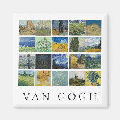 Aimant Collage de peinture fine art Vincent Van Gogh (Devant)
