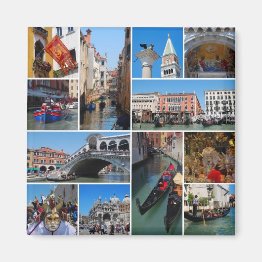 Aimant Collage de Venise (Devant)