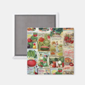 Aimant Collage du catalogue des semences de fruits et de  (Recto/Verso)