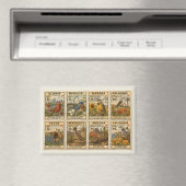 Aimant Collage Frigo Route Mère Vintage (In Situ (Lave-vaisselle))