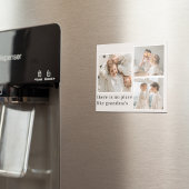 Aimant Collage photo et devis cadeau de la meilleure gran