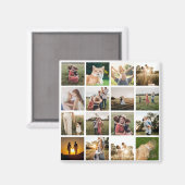 Aimant Collage photo personnalisé (Recto/Verso)