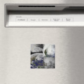 Aimant Collage satellite Vue de l'ouragan Sandy (In Situ (Lave-vaisselle))