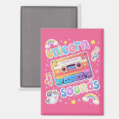 Aimant Collage Unicorn Cassette (Recto/Verso)