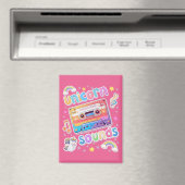 Aimant Collage Unicorn Cassette (In Situ (Lave-vaisselle))