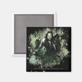 Aimant Collage vectoriel Greenish Aragorn (Recto/Verso)