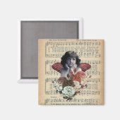 Aimant Collage vintage pour fille Cherub (Recto/Verso)