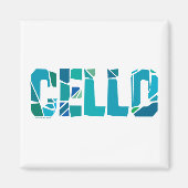 Aimant Colle fissurée (Devant)