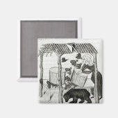 Aimant Collecte de miel (Recto/Verso)