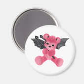 Aimant ♥ Collection Art ♥ Devil Teddy Bear ♥ (bear5) (Recto/Verso)