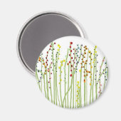 Aimant Collection blanche "FLEURS DE PRINTEMPS" (Recto/Verso)