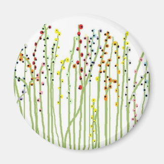Aimant Collection blanche "FLEURS DE PRINTEMPS"