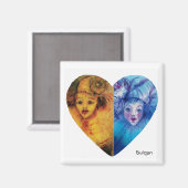 Aimant COLLECTION CLOWNS / Balle Masquearde vénitienne (Recto/Verso)