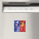 Aimant COLLECTION CLOWNS / Balle Masquearde vénitienne (In Situ (Lave-vaisselle))