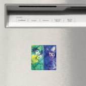 Aimant COLLECTION CLOWNS / Balle Masquearde vénitienne (In Situ (Lave-vaisselle))