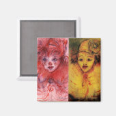 Aimant COLLECTION CLOWNS / Balle Masquearde vénitienne (Recto/Verso)