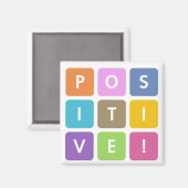 Aimant Collection Cubes positifs (Recto/Verso)