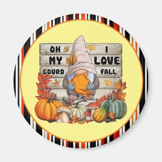 Aimant Collection d'automne populaire Thanksgiving (Devant)