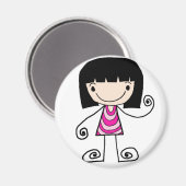 Aimant collection de filles (Recto/Verso)