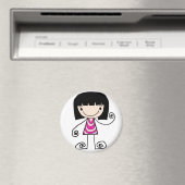 Aimant collection de filles (In Situ (Lave-vaisselle))