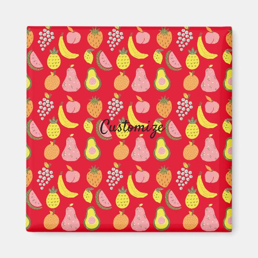 Aimant Collection de fruits assorés Thunder_Cove (Devant)