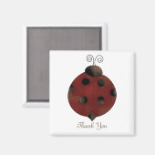 Aimant Collection de jardins ・ Ladybug (Recto/Verso)